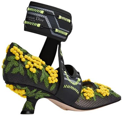 (W) Kasut Tinggi Fabrik Sulaman Dior 'Hitam Kuning' KDP965GWE_S56X Shop (W) Kasut Tinggi Fabrik Sulaman Dior 'Hitam Kuning' KDP965GWE_S56X