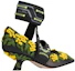 Shop (W) Kasut Tinggi Fabrik Sulaman Dior 'Hitam Kuning' KDP965GWE_S56X