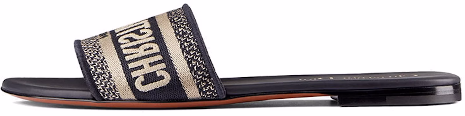 (Women) Dior Embroidered Flat Slide 'Deep Blue' KCQ166ERC_S56B Buy (Women) Dior Embroidered Flat Slide 'Deep Blue' KCQ166ERC_S56B