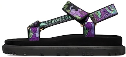 (Women) Dior Embroidered Velcro Fashion Sandal 'Black' KCQ903CRA_S89Z (Women) Dior Embroidered Velcro Fashion Sandal 'Black' KCQ903CRA_S89Z
