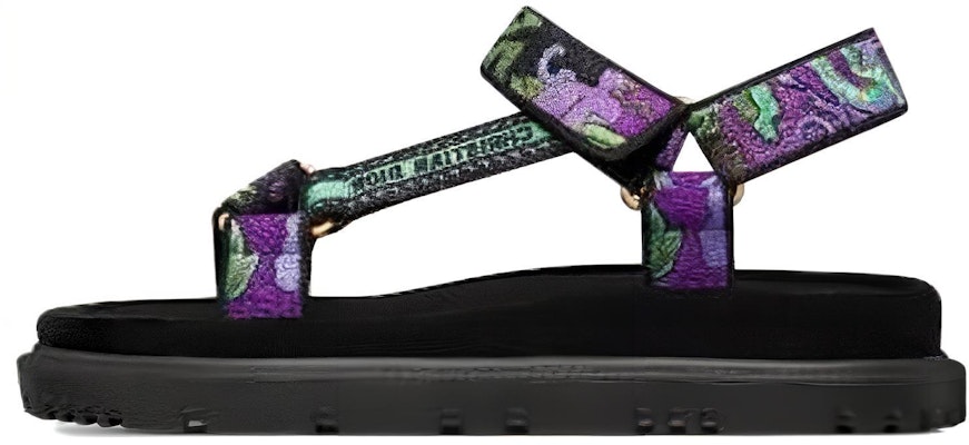 (Women) Dior Embroidered Velcro Fashion Sandal 'Black' KCQ903CRA_S89Z Buy (Women) Dior Embroidered Velcro Fashion Sandal 'Black' KCQ903CRA_S89Z
