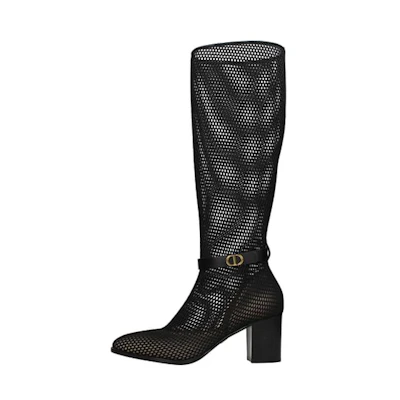 (W) Dior Empreinte 'Black Cut-Out High-Top'