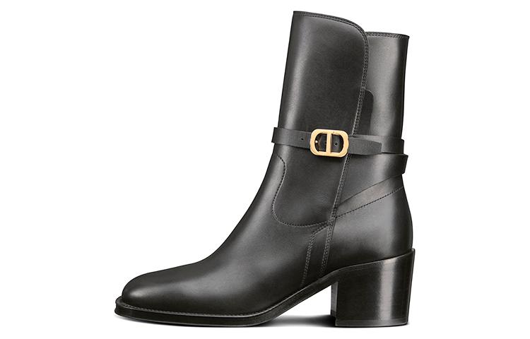 (Women) Dior Empreinte Ankle Boot 'Black Calfskin' KDI717VEA_S900