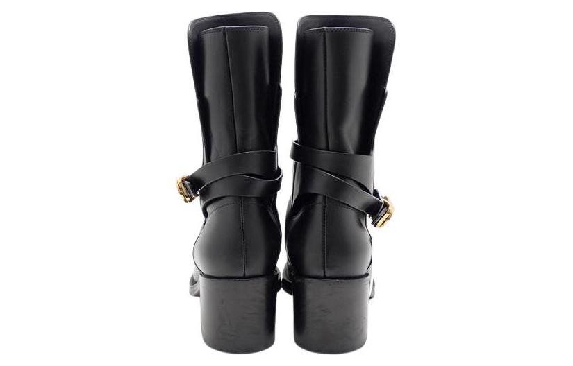 Shop (W) Dior 黑色小牛皮 Empreinte 短靴 KDI717VEA_S900