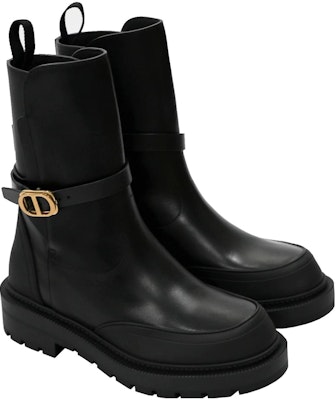 (W) Dior Empreinte 黑色踝靴 "CD标志厚底高跟" KDI866CRU_S900 Lookbook (W) Dior Empreinte 黑色踝靴 "CD标志厚底高跟" KDI866CRU_S900