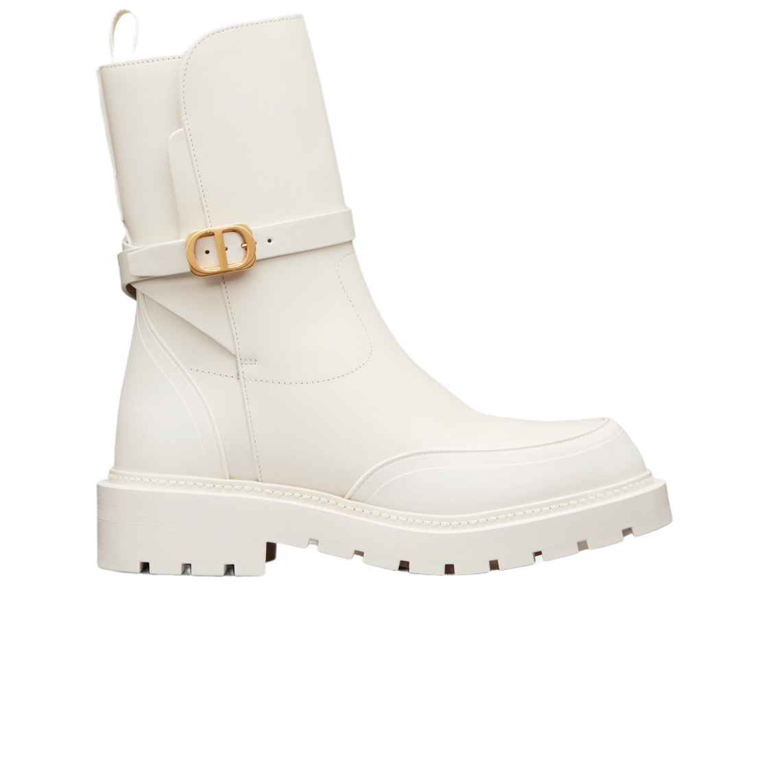 (Women) Dior Empreinte Boot 'White Leather' KCI866CRU_S03W