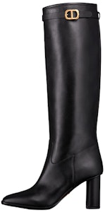 DIOR迪奧 Empreinte 牛皮革 CD標誌 高筒靴 8cm 女款 黑色 Buy DIOR迪奧 Empreinte 牛皮革 CD標誌 高筒靴 8cm 女款 黑色