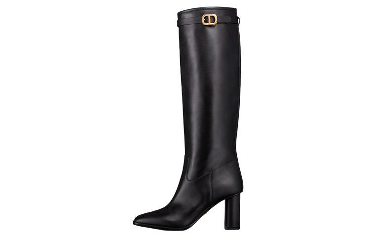 (Women) Dior Empreinte High Top Boot 'CD Logo Black' KDI842VEA_S900