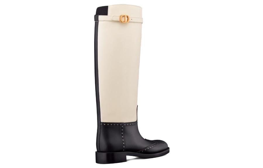 Order (W) Bottes Montantes Dior Empreinte ''Logo CD Noir et Blanc'' KDI829VEA_S11X