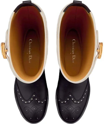 (W) Bottes Montantes Dior Empreinte ''Logo CD Noir et Blanc'' KDI829VEA_S11X Shop (W) Bottes Montantes Dior Empreinte ''Logo CD Noir et Blanc'' KDI829VEA_S11X