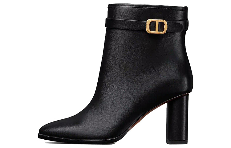 (Women) Dior Empreinte Leather Bootie 'Black' KCI841VEA_S900