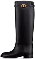 (Women) Dior Empreinte Leather Heeled Boot 'Black' KCI828VEA_S900 (Women) Dior Empreinte Leather Heeled Boot 'Black' KCI828VEA_S900