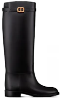 Order (W) Dior Empreinte 黑色皮革高跟靴 KCI828VEA_S900