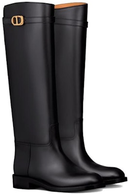 (Women) Dior Empreinte Leather Heeled Boot 'Black' KCI828VEA_S900 Lookbook (Women) Dior Empreinte Leather Heeled Boot 'Black' KCI828VEA_S900