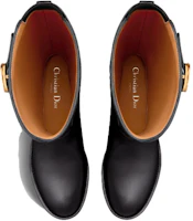 Shop (W) Dior Empreinte 黑色皮革高跟靴 KCI828VEA_S900