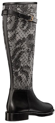 (Women) Dior Empreinte Leather Mesh Embroidery High-Top 'Black' KDI831FFC_S900 Lookbook (Women) Dior Empreinte Leather Mesh Embroidery High-Top 'Black' KDI831FFC_S900