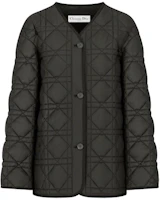 Order (Women) DIOR ESSENTIAL FW21 Quilted Taffeta Cannage Jacket Black 157C26A2827-X9000