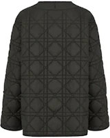 Lookbook (Women) DIOR ESSENTIAL FW21 Quilted Taffeta Cannage Jacket Black 157C26A2827-X9000