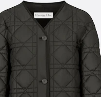 Purchase (Women) DIOR ESSENTIAL FW21 Quilted Taffeta Cannage Jacket Black 157C26A2827-X9000
