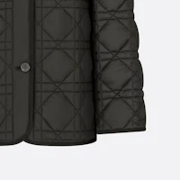 Sizing (Women) DIOR ESSENTIAL FW21 Quilted Taffeta Cannage Jacket Black 157C26A2827-X9000