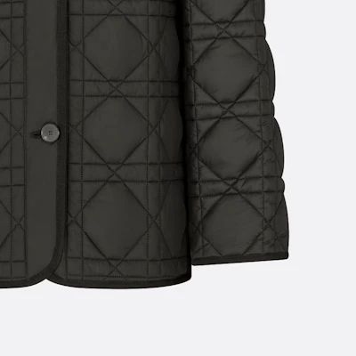 (Women) DIOR ESSENTIAL FW21 Quilted Taffeta Cannage Jacket Black 157C26A2827-X9000 Sizing (Women) DIOR ESSENTIAL FW21 Quilted Taffeta Cannage Jacket Black 157C26A2827-X9000