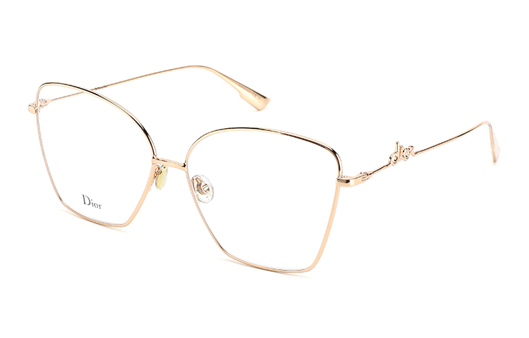 (Women) Dior European Rose Gold Rectangular Alloy Optical Eyeglass Frames DIORSIGNATUREO1-DDB-6114 圖 3