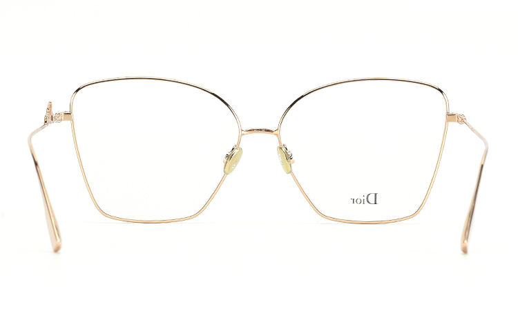(Women) Dior European Rose Gold Rectangular Alloy Optical Eyeglass Frames DIORSIGNATUREO1-DDB-6114 圖 5