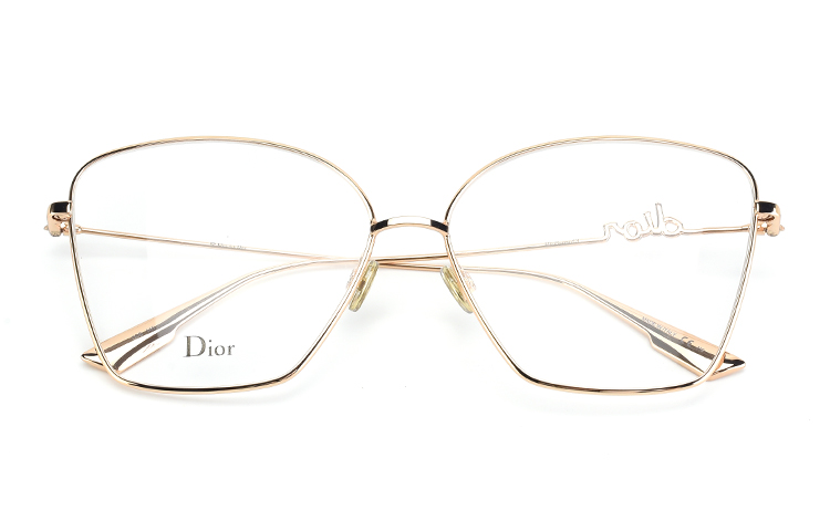(Women) Dior European Rose Gold Rectangular Alloy Optical Eyeglass Frames DIORSIGNATUREO1-DDB-6114 圖 6