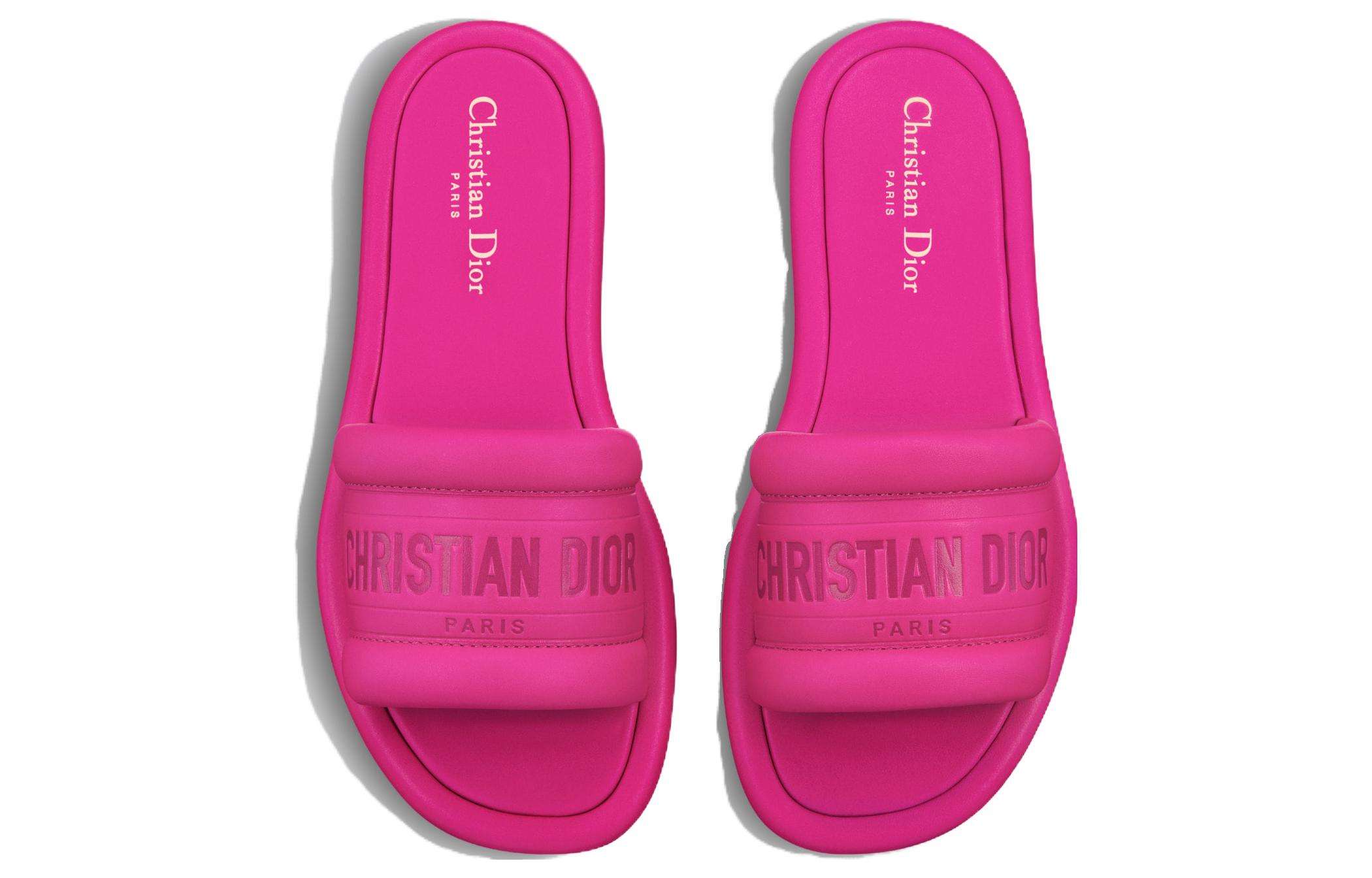 Shop (W) Dior Every-D Mule in Pelle ''Rosso'' KCQ861LBO_S65P