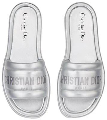 (W) Dior Every-D Sandales en Cuir ''Logo Argent'' KCQ861LBY_S59K Lookbook (W) Dior Every-D Sandales en Cuir ''Logo Argent'' KCQ861LBY_S59K