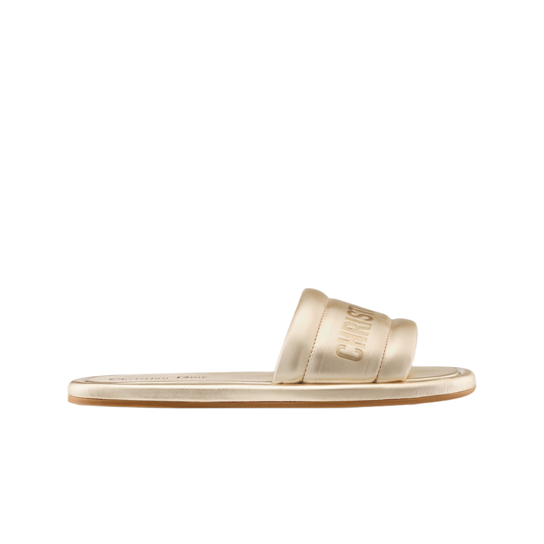 (Women) Dior Every-D Slide 'Pale Gold'  KCQ861LBY-S49K
