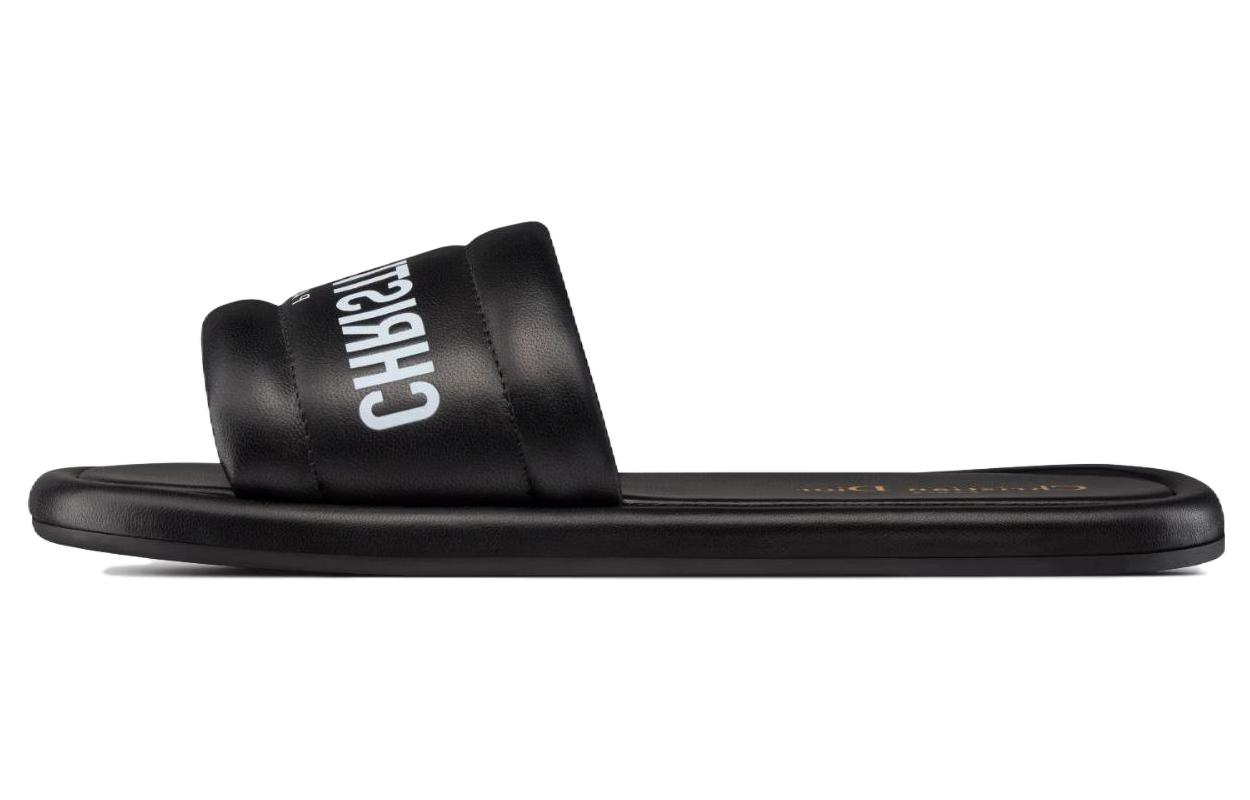 (Women) Dior Every-D Slippers Black KCQ861LBO_S900