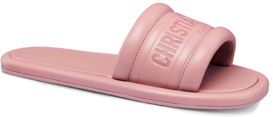 (W) 디올 에브리데이 슬라이드 "핑크 로고" KCQ861LBO_S62P Order (W) 디올 에브리데이 슬라이드 "핑크 로고" KCQ861LBO_S62P