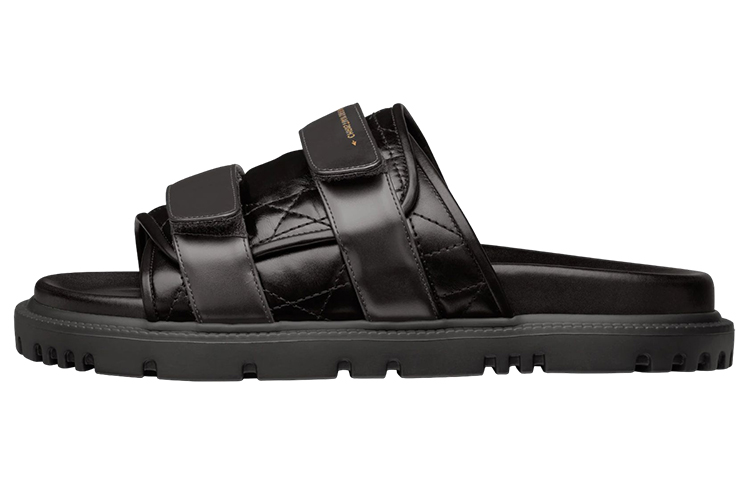 (W) Dior Evolution Slipper 'Quilted Calfskin Black'