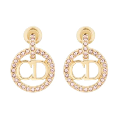 (Women) DIOR Exclusive Elegant Gold Earrings for Women E1911CDLCYD29P