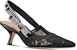 (W) Dior Kain Kasut Tumit Tinggi 'Stiletto Fesyen Hitam Serbaguna' 6.5cm KDP944MCM_S900
