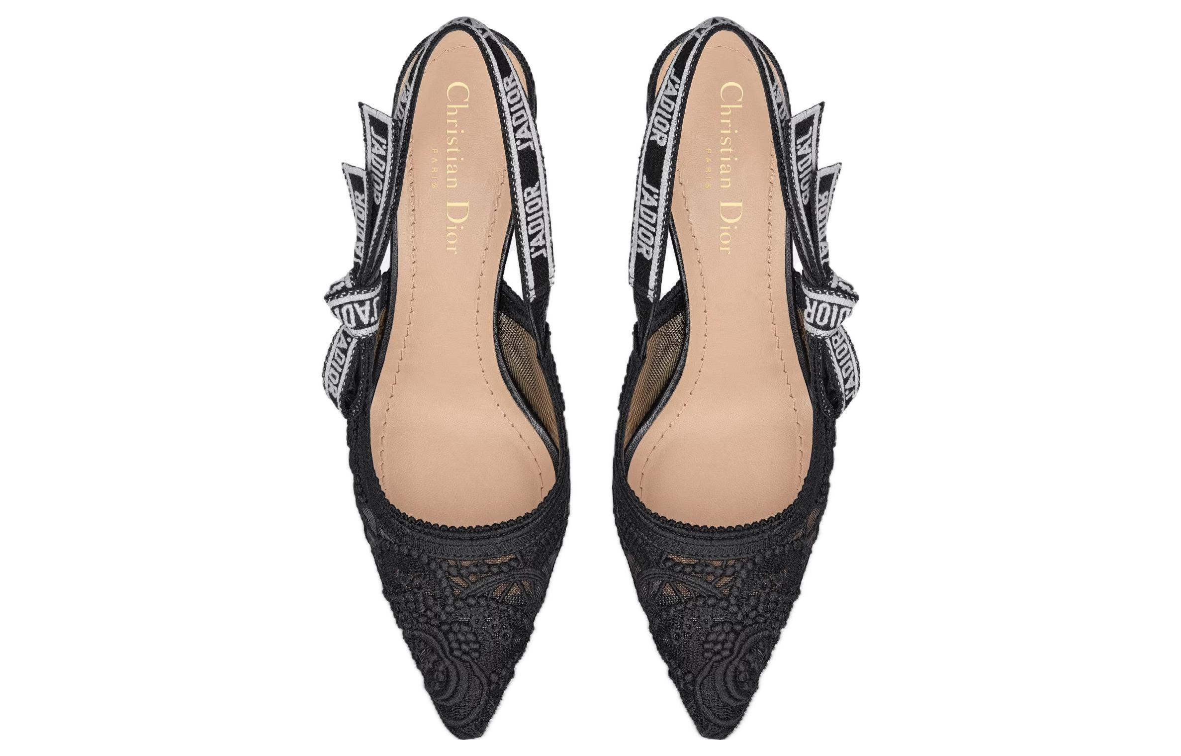 Shop (W) 迪奥黑色时尚百搭高跟布鞋 6.5厘米 KDP944MCM_S900