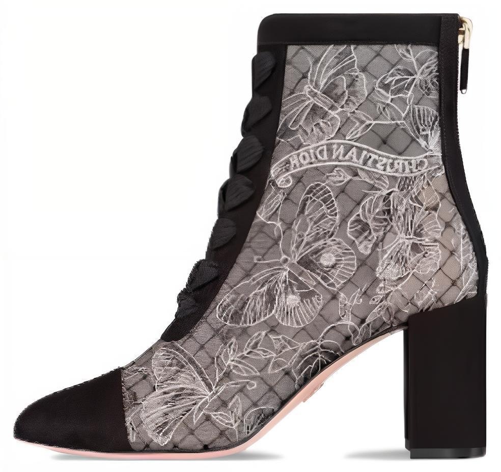 women-dior-fabric-square-toe-lace-up-chunky-heel-ankle-boot-8cm-grey-kdi-980-bxt-s21-x