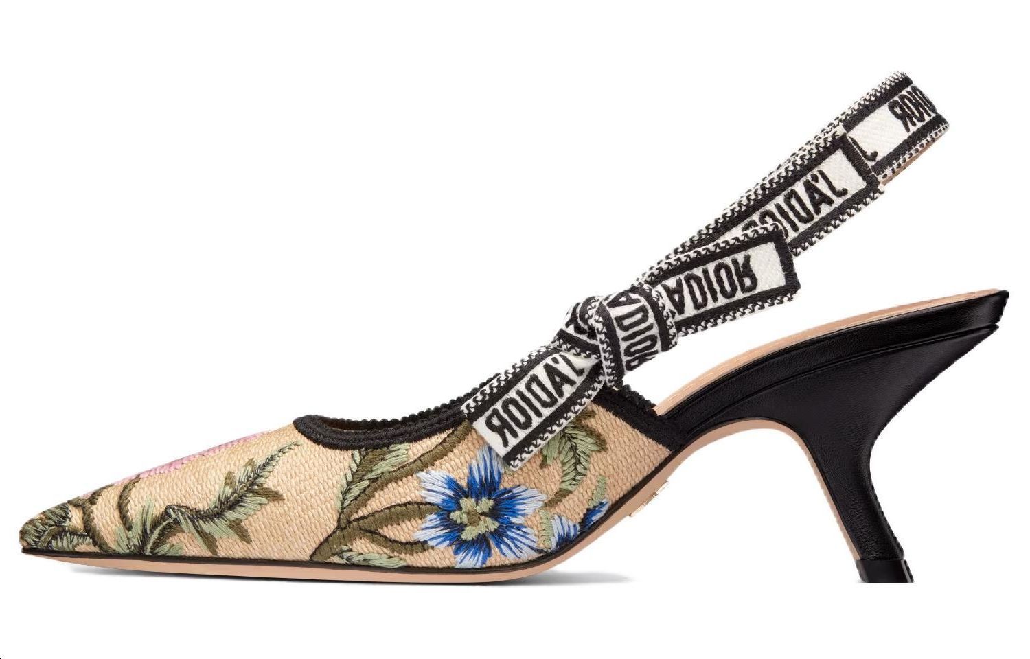 Buy (W) Dior Stoff Stiletto 6.5cm Beige ''Einfacher Stil'' KDP919FEJ_S03J