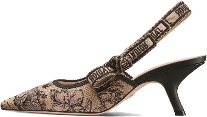 (Women) Dior Fabric Stiletto High Heel 6.5cm 'Beige Black' KDP866VOY_S37U Buy (Women) Dior Fabric Stiletto High Heel 6.5cm 'Beige Black' KDP866VOY_S37U