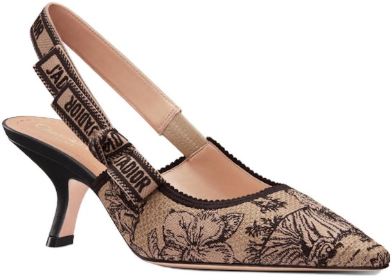 (Women) Dior Fabric Stiletto High Heel 6.5cm 'Beige Black' KDP866VOY_S37U Order (Women) Dior Fabric Stiletto High Heel 6.5cm 'Beige Black' KDP866VOY_S37U