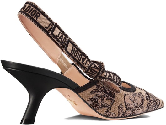 (Women) Dior Fabric Stiletto High Heel 6.5cm 'Beige Black' KDP866VOY_S37U Lookbook (Women) Dior Fabric Stiletto High Heel 6.5cm 'Beige Black' KDP866VOY_S37U