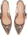 (W) Stiletto Tumit Tinggi 6.5cm Fabrik Dior 'Beige Hitam' KDP866VOY_S37U