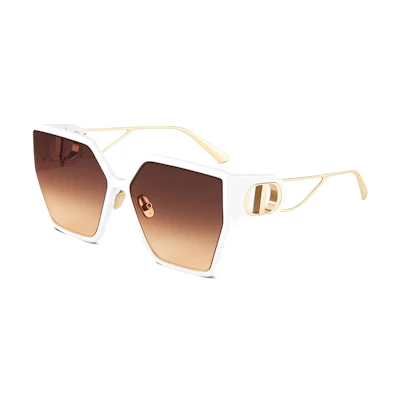 (Women) DIOR Fashion Trendy Sunglasses Irregular Frame White Metal & Acetate 30MTBUXR-95F2