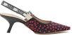 (W) Sandal Dior Flat Bow Slide 'Sulaman Hati Merah' KCP866HRE_S95B