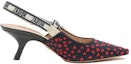 Order (W) Sandal Dior Flat Bow Slide 'Sulaman Hati Merah' KCP866HRE_S95B
