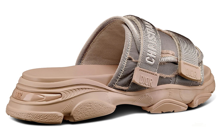 (W) Dior Flat Round-Toe Fashion Slide 'Nude' 圖 3