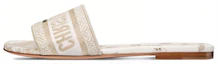Buy (W) Dior Sandales Plates ''Blanc'' KCQ209DLU_S09W
