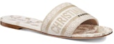 Lookbook (Women) Dior Flat Slide 'White' KCQ209DLU_S09W