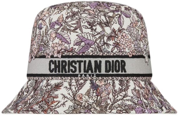 (W) 디올 여성용 플로럴 프린트 코튼 버킷햇 - 멀티컬러. 42AOS923X133C973 Buy (W) 디올 여성용 플로럴 프린트 코튼 버킷햇 - 멀티컬러. 42AOS923X133C973